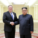 Pompeo meeting with Kim in Pyongyang, in an image release May 9.